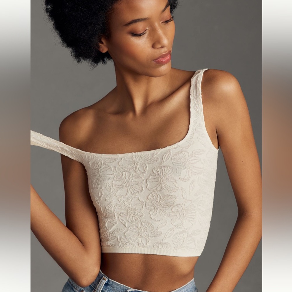 Anthropologie The Hannah seamless textured tank